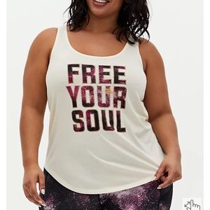TORRID Active NWT Free Your Soul Tank Size 3